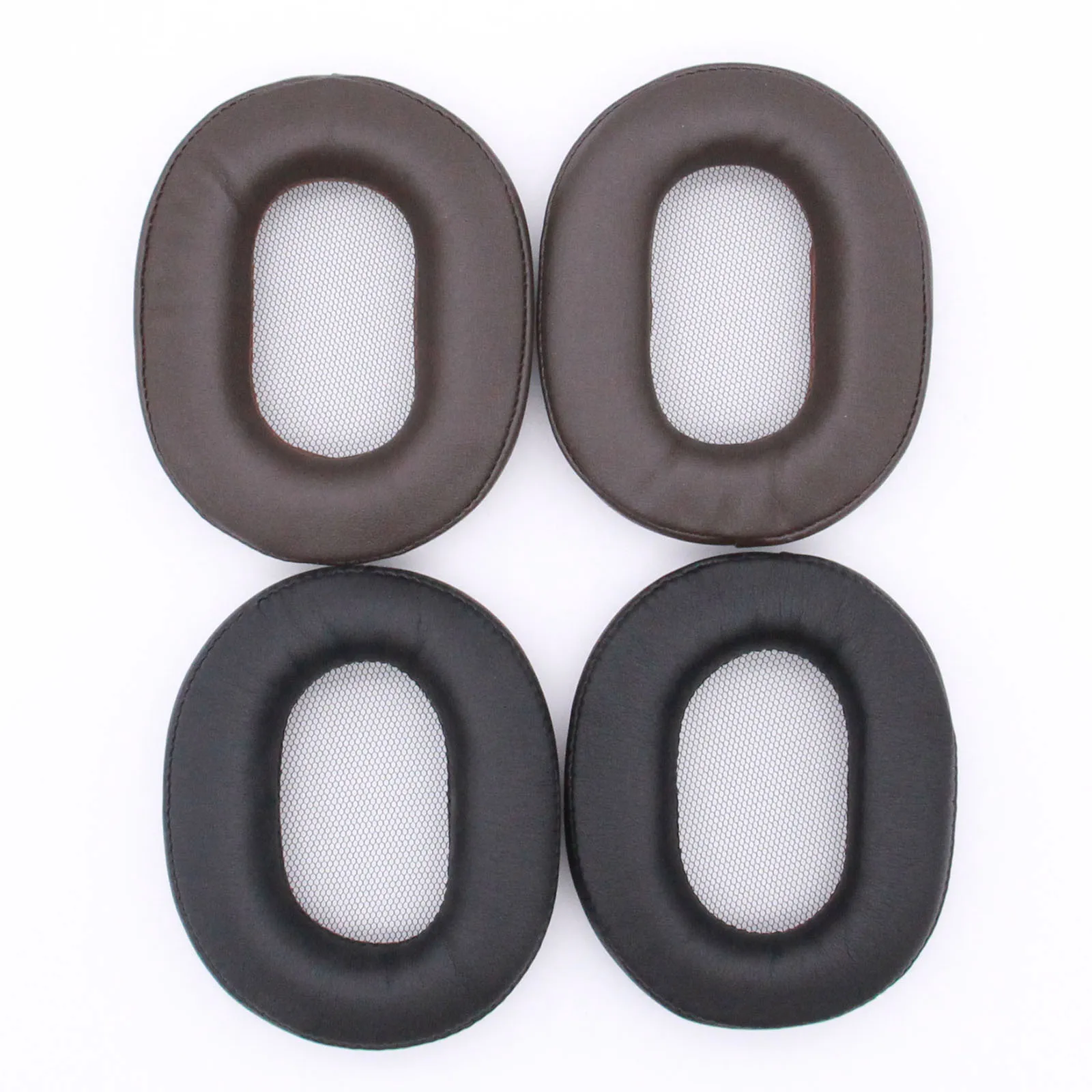 Leather Earpads 2 Pieces For Sony 1R MDR-1R/1RNC V6 7506 CD900ST Headphones Set Earmuffs Cotton Sponge Earphones