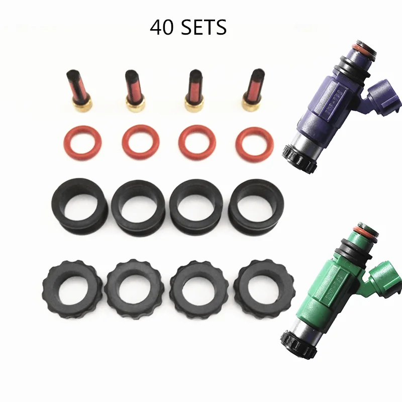 free shipping 40sets fuel injector repair kit service kits for Mazda  Premasi 1999 FP 1.8  protege 2.0 injector set  (AY-RK022)