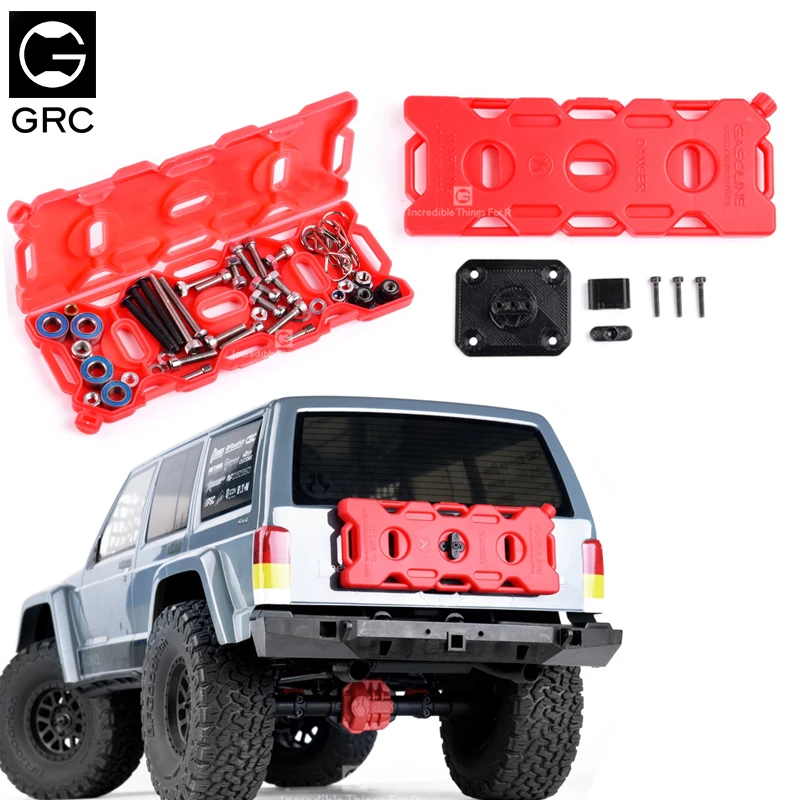 Modelo de carro rc peças simulação decorações tanque combustível peças caixa 20 # com caixa cauda fixo gax0132d 1/10 rastreador acessórios atualização