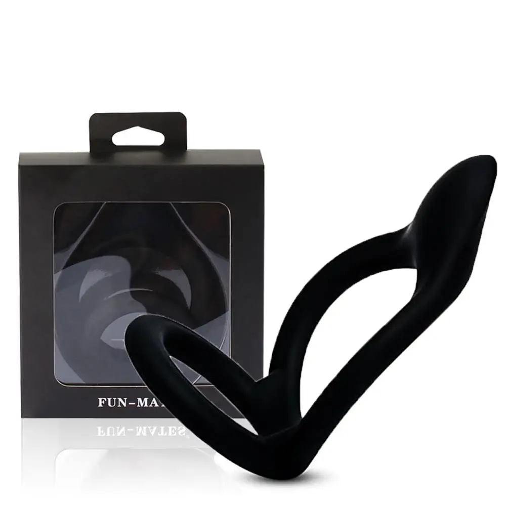 FUN-MATES Penis Ring Cock Ring Male Delay Ejaculation Sex Toys For Men Scrotal Binding Silicone Cockring chastity anillo pene