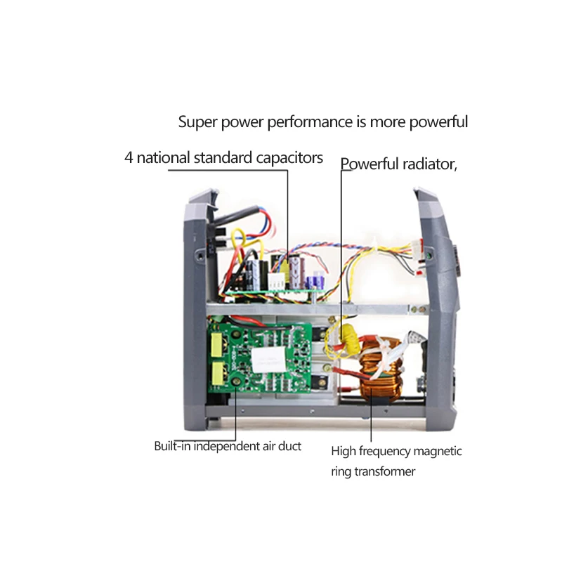 La saldatrice elettrica portatile portatile di ZX7-315S 220V/380V/3500W raddoppia l'attrezzo elettrico della saldatrice di tensione