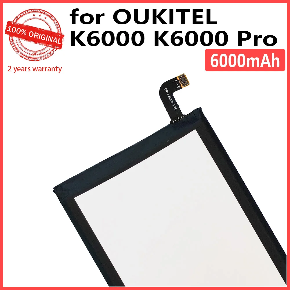 100% Asli 6000MAh untuk Oukitel K6000/ Oukitel K6000 Pro / Ulefone Power / DOOGEE T6 / DOOGEE T6 Pro/Baterai Homtom HT6