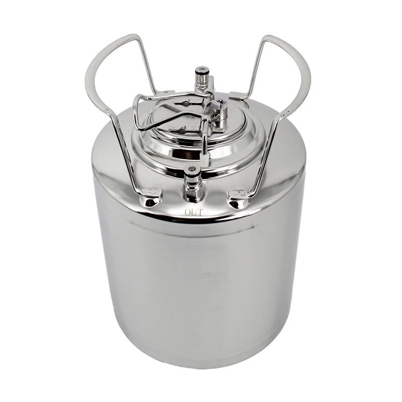 Brand New 10L(2.6 Gallon ) Stainless Steel Ball Lock Cornelius (Corny) Keg