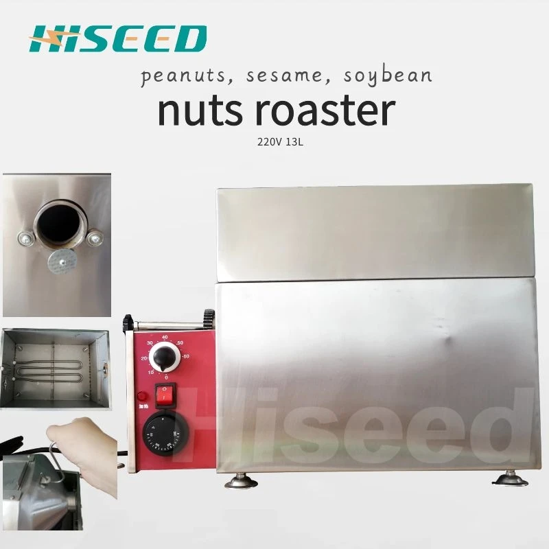 Maquinaria para asar, tostador de nueces de cacahuete y castañas, 1kg, para el hogar y la tienda