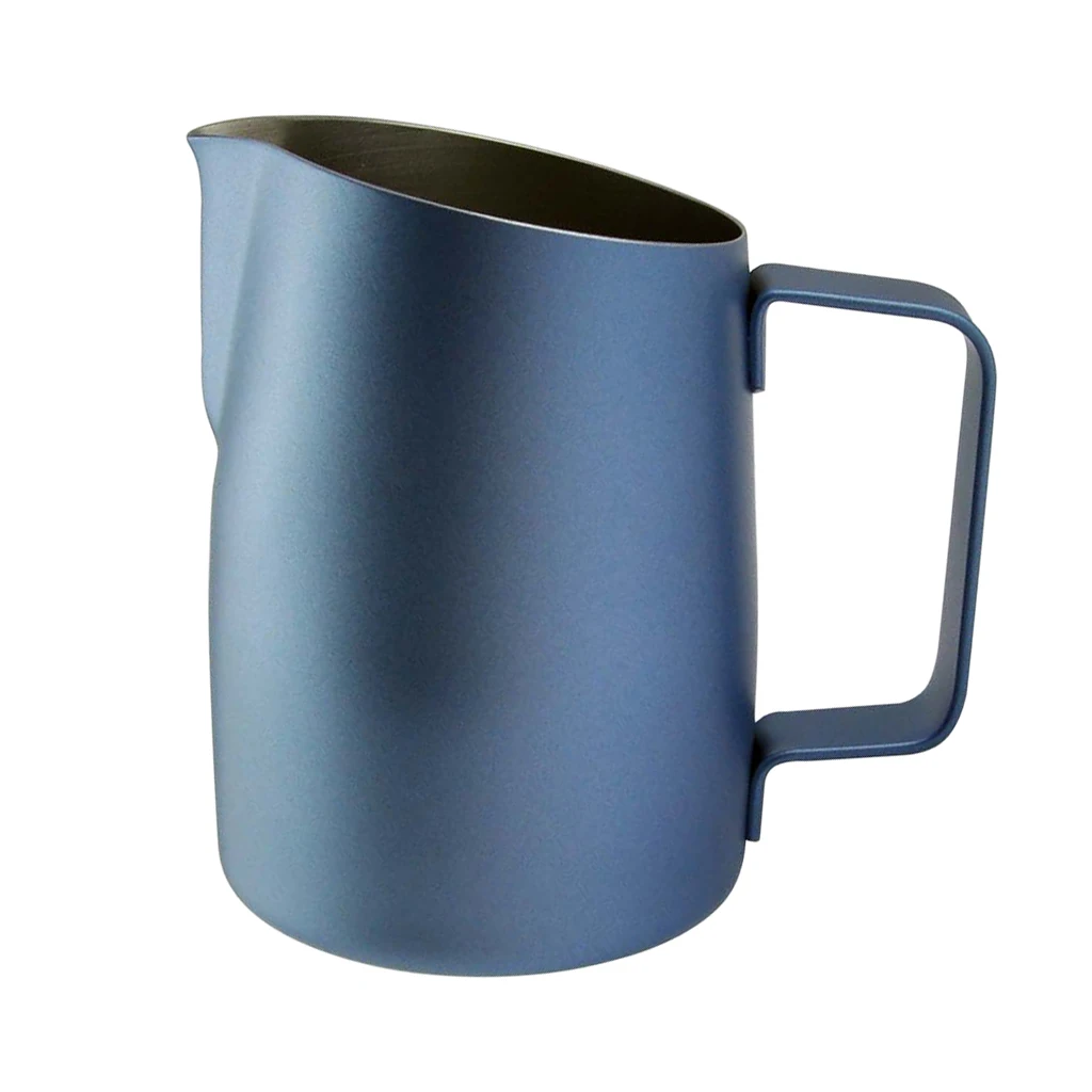 Milk Frothing Pitcher Jug, Stainless Steel, Suitable for Coffee, Latte and Frothing Milk, 4 Designs to Choose