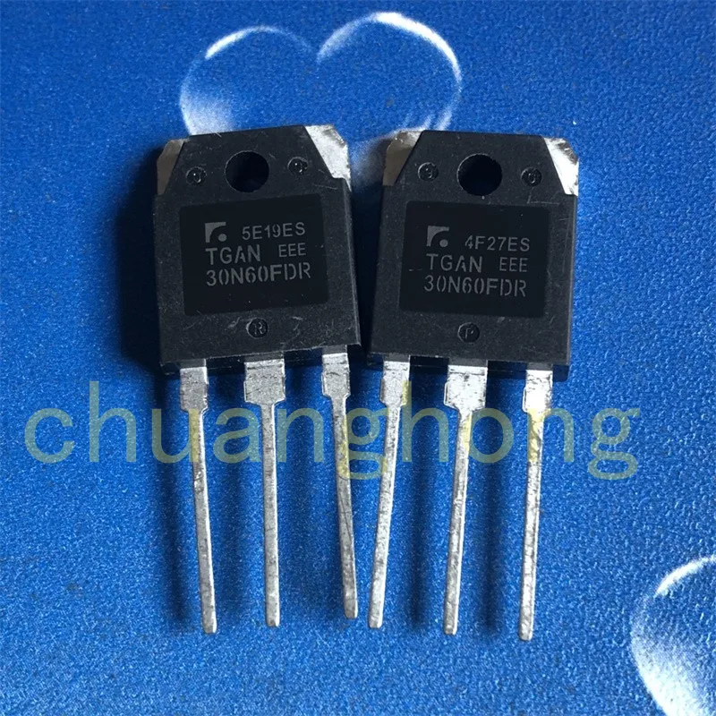 1Pcs/Lot Original New Power Triode TGAN30N60FDR Field Effect Transistor IGBT Triode TO-247 30N60FDR