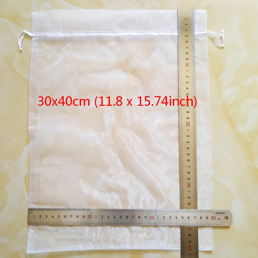50pcs/lot Small & Large Organza Bag Wedding Pouches Jewelry Packaging Bags Birthday Party Christmas Gift Bags 11 Sizes 24 Color