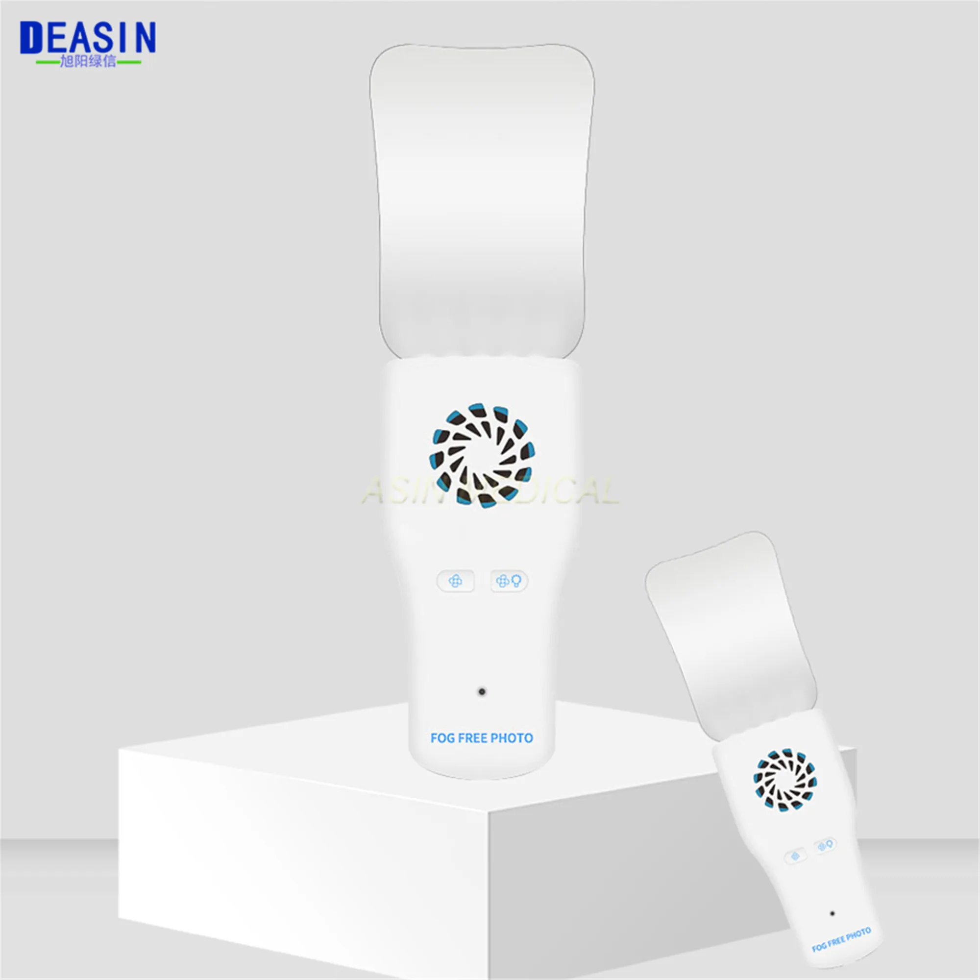 

Deasin Dental Orthodontic Imaging LED Fog Free Photo Mirror Stainless Steel Refractor Cavity Obervation Reflector Tools