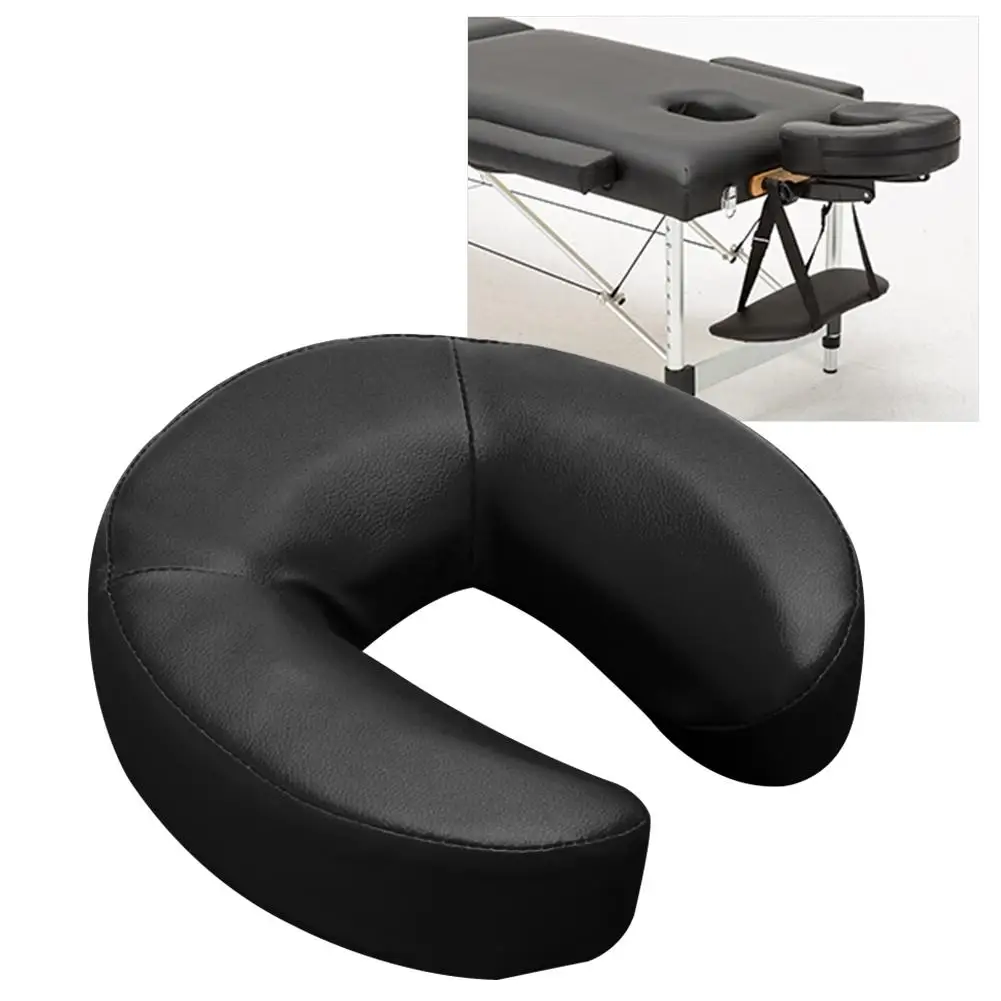 

Master Massage Universal Headrest Face Cushion Table Universal Headrest Face Cushion Face Down Pillow For Massage Table Black