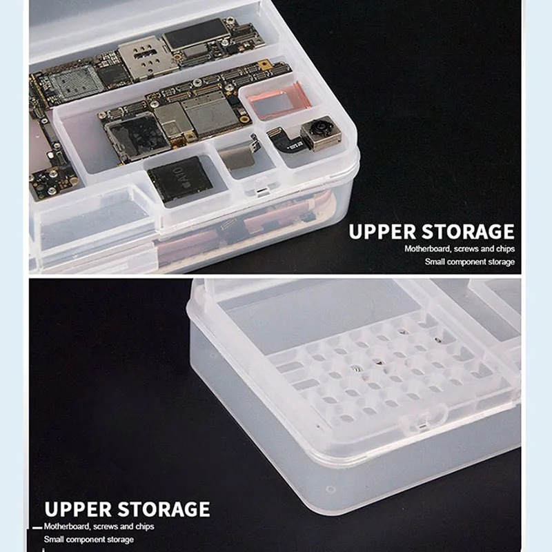 SS-001A多機能マジックボックス携帯電話の液晶画面メインボードic部品修理プラスチック製の収納ボックス