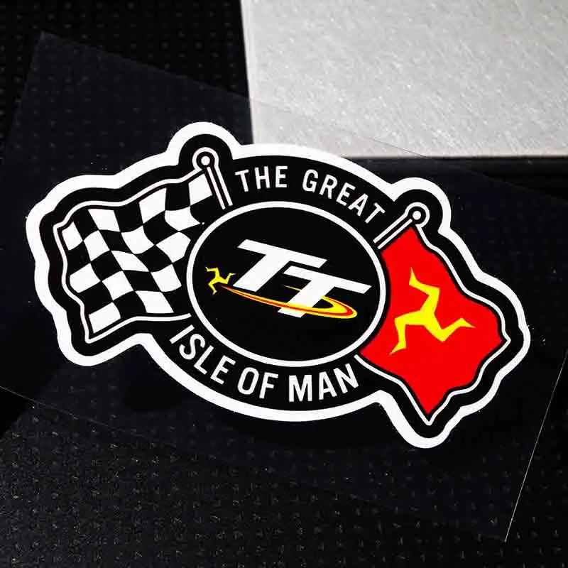 Car Styling Vinyl Decals Races Motorcycle Bike Decorate Stickers for Greatest TT Isle of Man