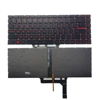 Teclado para ordenador portátil ruso/estadounidense/español para MSI GF63 8RC 8RD MS-16R1 MS-16R4 GF65 fino 9SD 9SE 10SD 10SE MS-16W1 GS65 GS65VR MS-16Q1