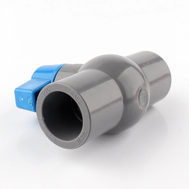 ID 20/25/32/40/50/63 millimetri Tubo IN PVC Valvole a Sfera di Acqua Sistema di Irrigazione tubo di drenaggio Rapido Valvola di Connettore del Tubo