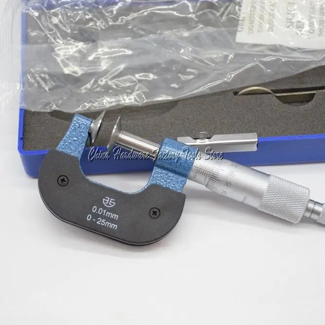 XIBEI Outside Disk Micrometer 0-25mm (rotating spindle) 25-50 50-75 75-100 100-125  175-200mm