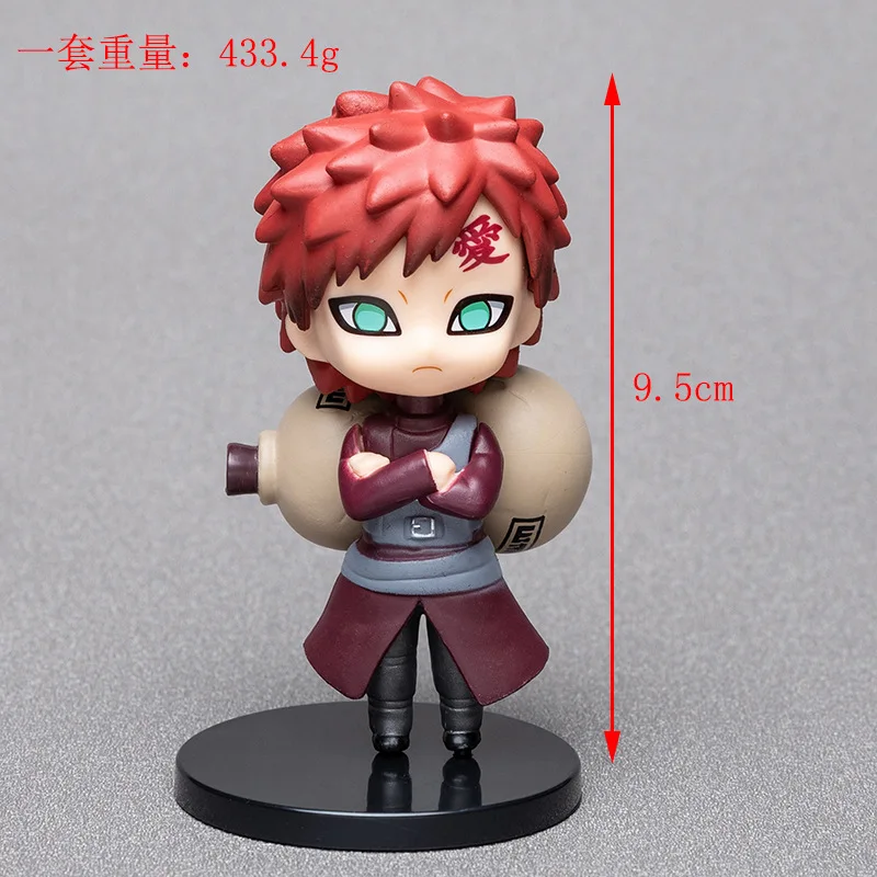 1PCS Random style Uchiha Sasuke Gaara Hatake Kakashi doll Actions Figures PVC Model Japan Anime Gifts Figures Toys