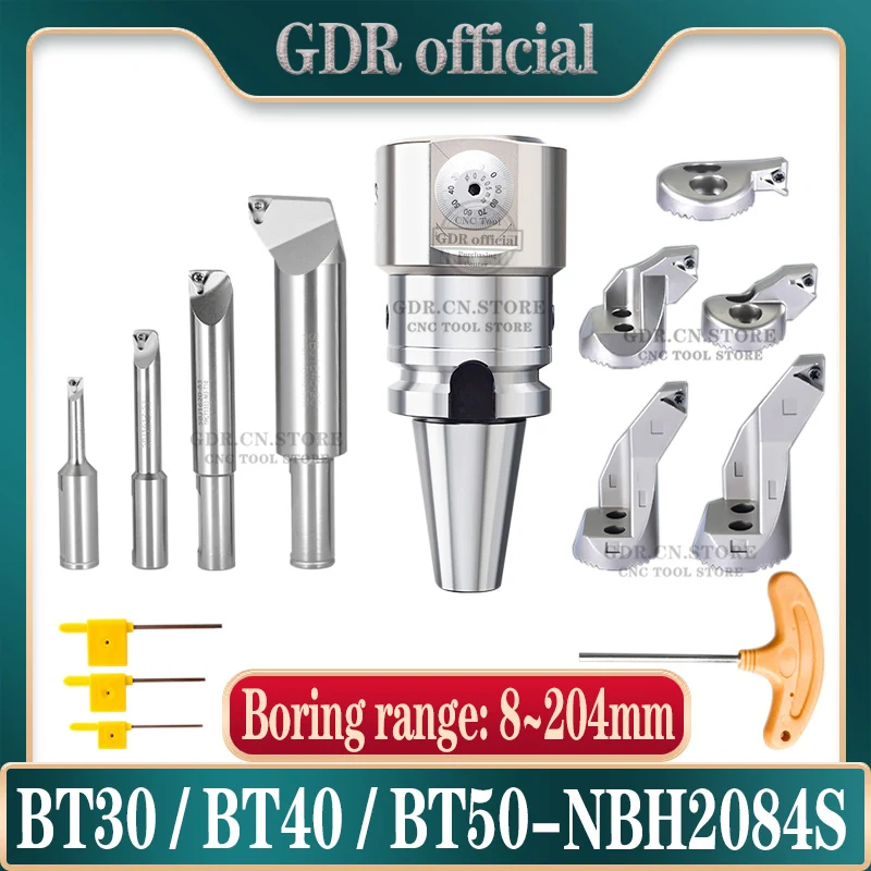 NBH2084 BT30 BT40 BT50 NT30 NT40 BT SK40 MTA4 LBK NBH2084S fine tune Boring head boring tool holder bracket tool Boring Tool Set