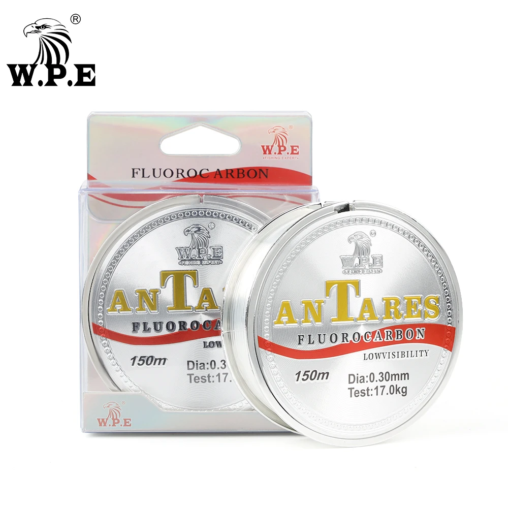 W.P.E Brand ANTEROS 150m Fluorocarbon Coating Fishing Line 0.20mm-0.60mm 10kg-41kg Fishing Line Carbon Fiber for Carp Fishing