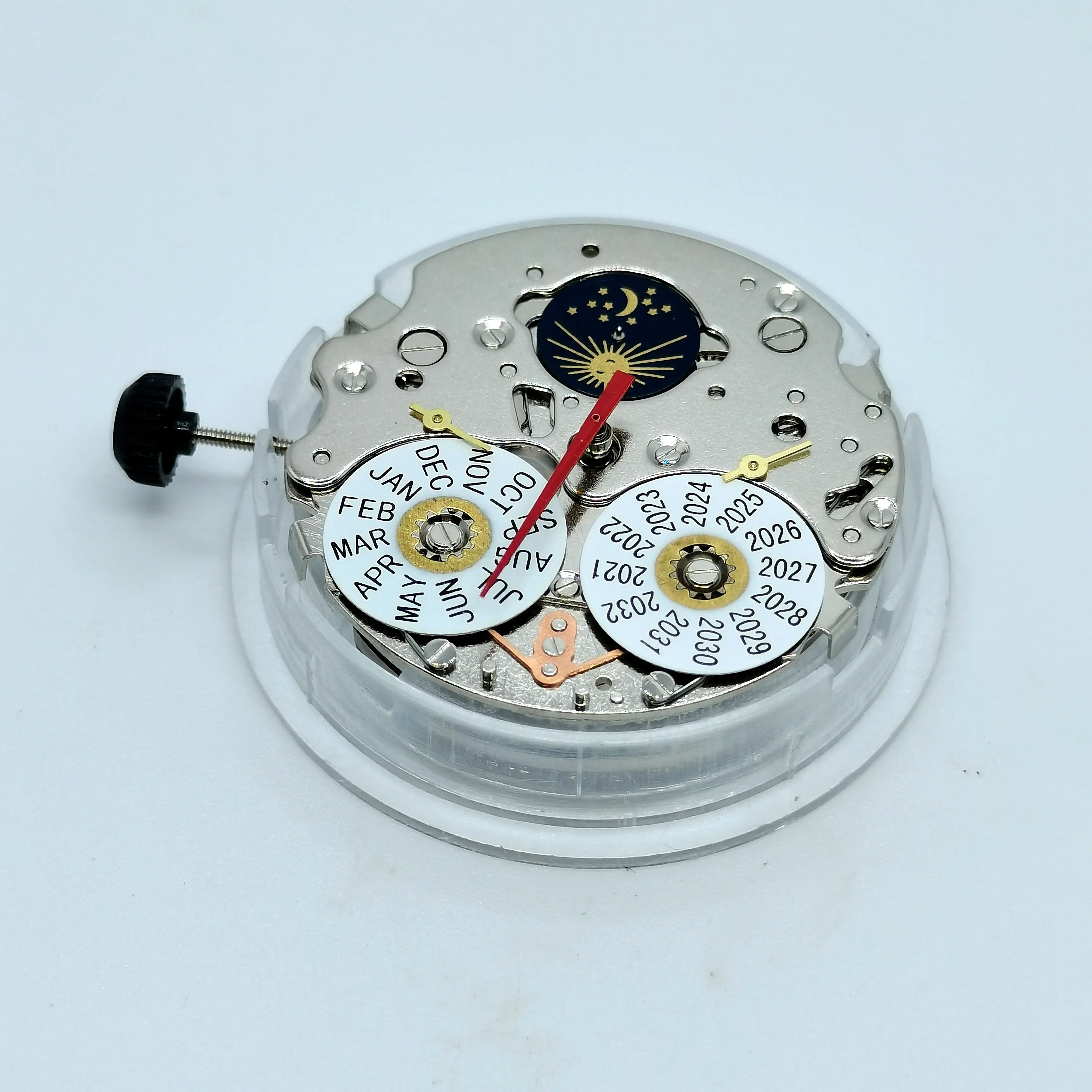 Seagull ST 1655 Year And Month Calendar Display Automatic Movement 21 Jewels White Date 3H Mechanical Watch Movement