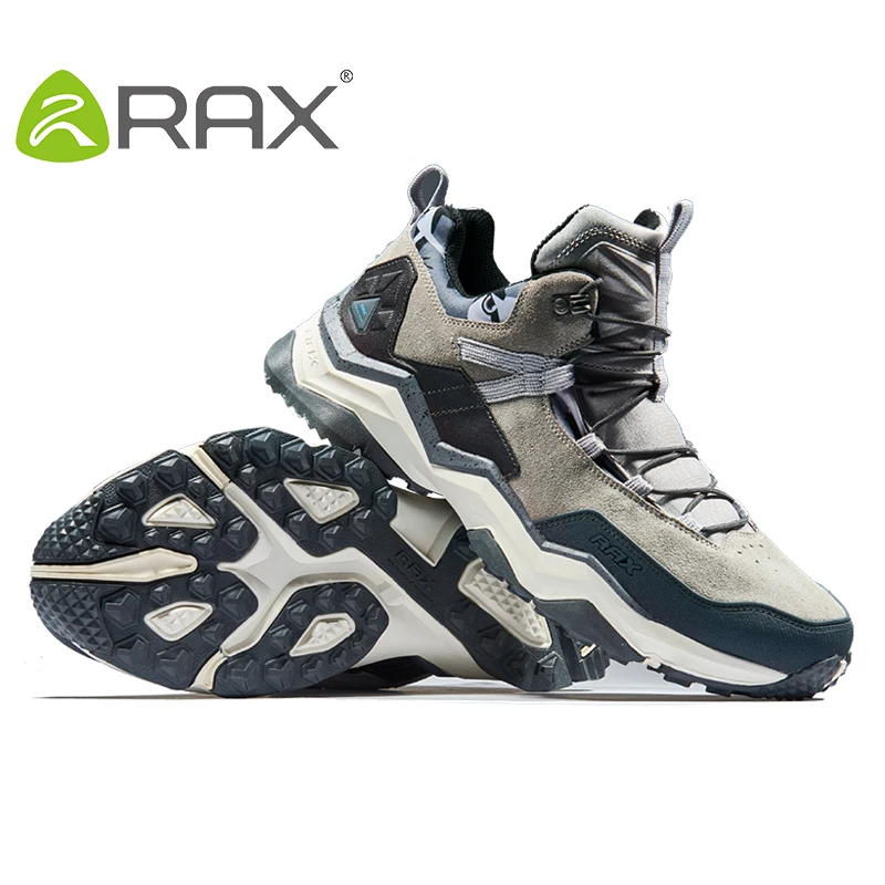 

RAX Men's Waterproof Hiking Shoes Women Climbing Backpacking Trekking Boots Men Outdoor Shoes Anti-slip Mountain Sneakers Men