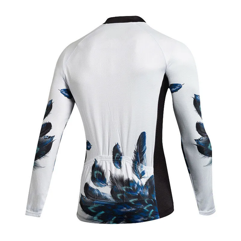 Camisetas de ciclismo para hombre, camisetas de manga larga con bolsillos, equipo profesional, ropa para bicicleta de carretera, 2021