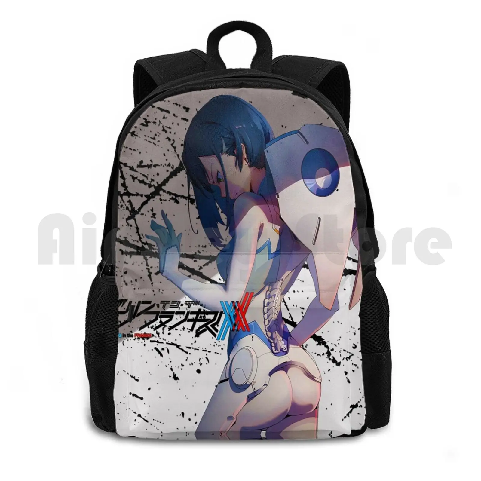 Ichigo ( Mech Suit ) Outdoor Hiking Backpack Riding Climbing Sports Bag Ichigo Zero Two Darling In The