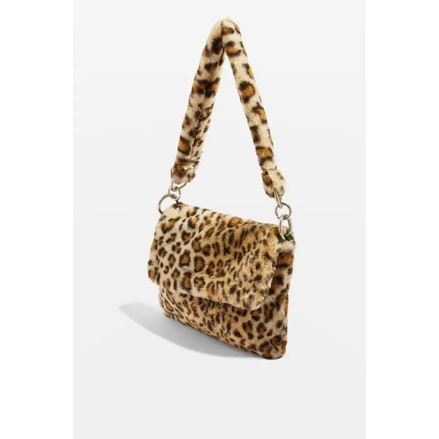 Fur Bag animal print leopard bag women ladies winter warm crossbody bags famous Brand Large Capacity shoudler Clutch 2019 new