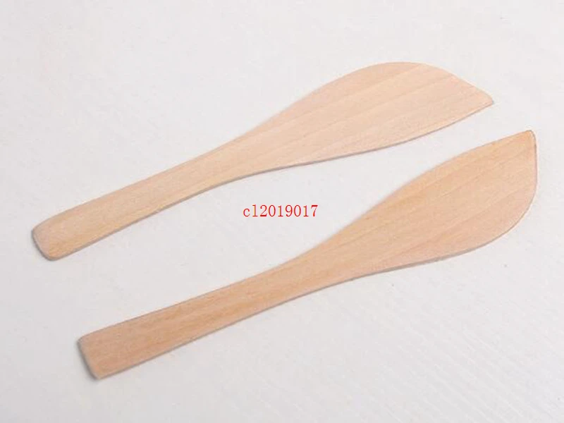 2000pcs/lot Wood Facial Mask Spoon DIY Cream Mixing Spatulas Scoop Makeup Cosmetic Tools fast shipping