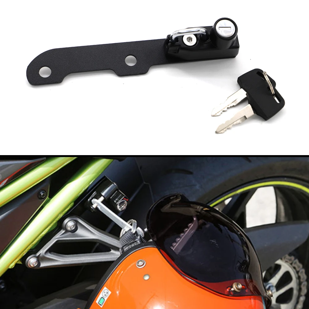 Motorcycle Helmet Lock Anti-Theft For Kawasaki Z900 2017-