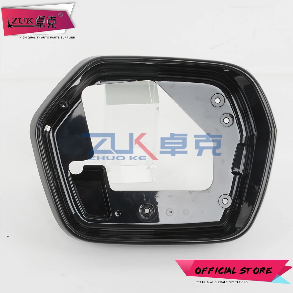 ZUK Car Outer Rearview Side Mirror Frame Plastic Cover Bezel Panel For HONDA CR-V CRV 2007 2008 2009 2010 2011 RE1 RE2 RE4