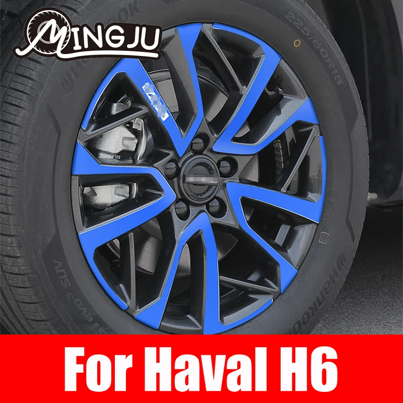 

Special For Modified Wheel Hub Carbon Fiber Decorative To Cover Scratches And Steel Ring Sticker For Haval H6 2021 2022 3th