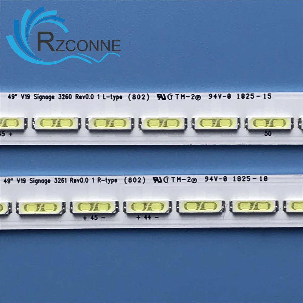 LED Backlight strip for LG 49" V19  Signage 3260 3261 V20 CoD 3351 3352 L-type R