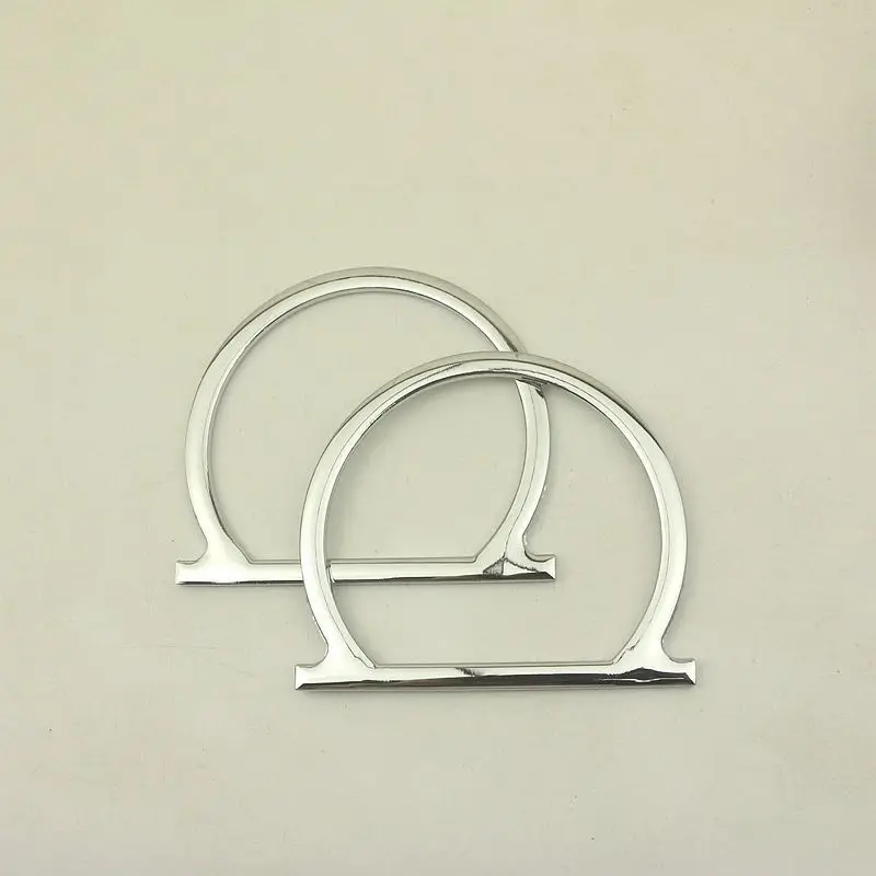 10pcs ID6.0cm Metal Bag Round Handles Buckle Purse Frame Hand Pull O Ring Hook DIY Luggage Parts Hardware Accessories