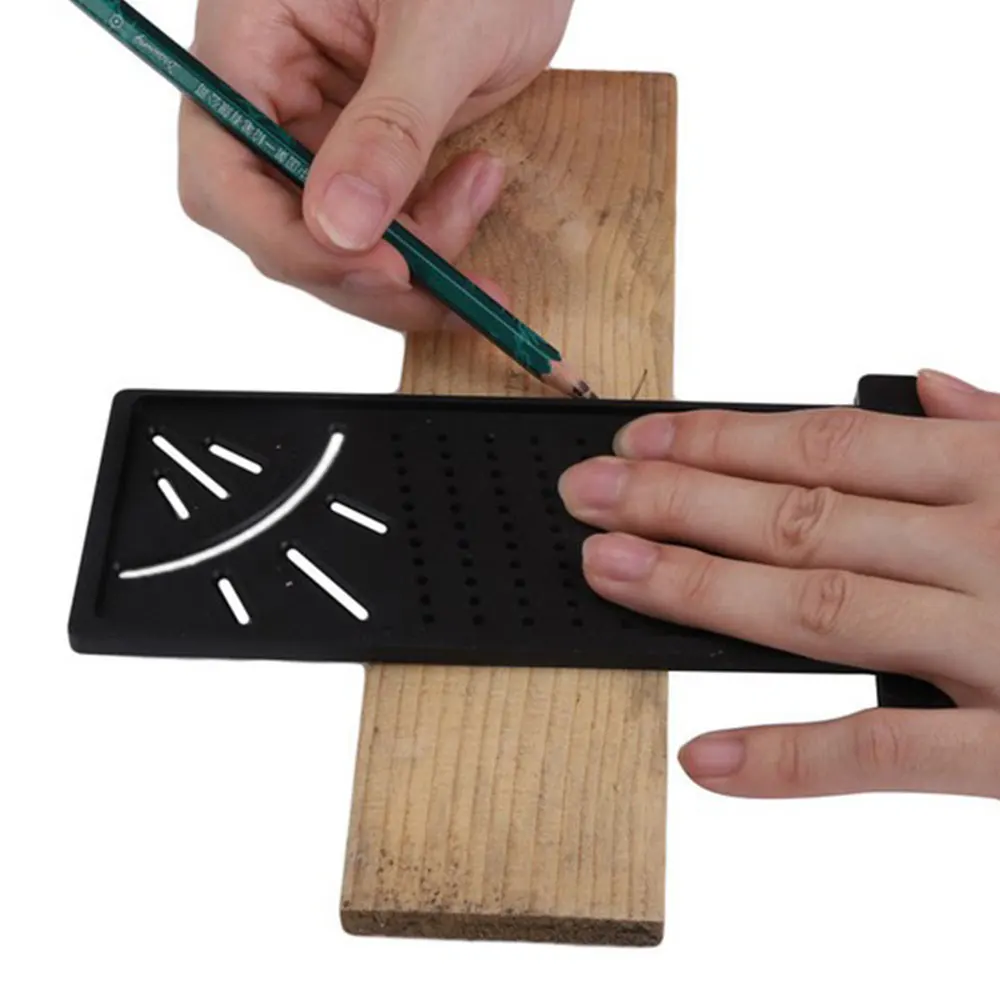 3D carpenter measuring ruler 3D Angle ruler square wood measuring tool carpenter marking ruler hole ruler 3D ruler carpenter