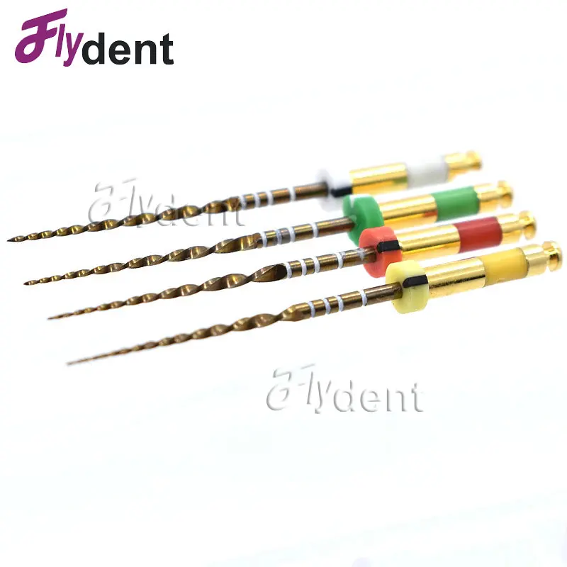 Dental Rotary Wave One Gold Files V one Golden Files Niti Heat Activation Endodontic Flexible Dentist  Use for Root Canal