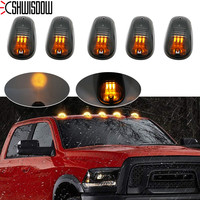 Amber/ White Car Cab Roof Marker Lights For Truck SUV LED DC 12V Black Smoked Lens Lamp Car External Lights