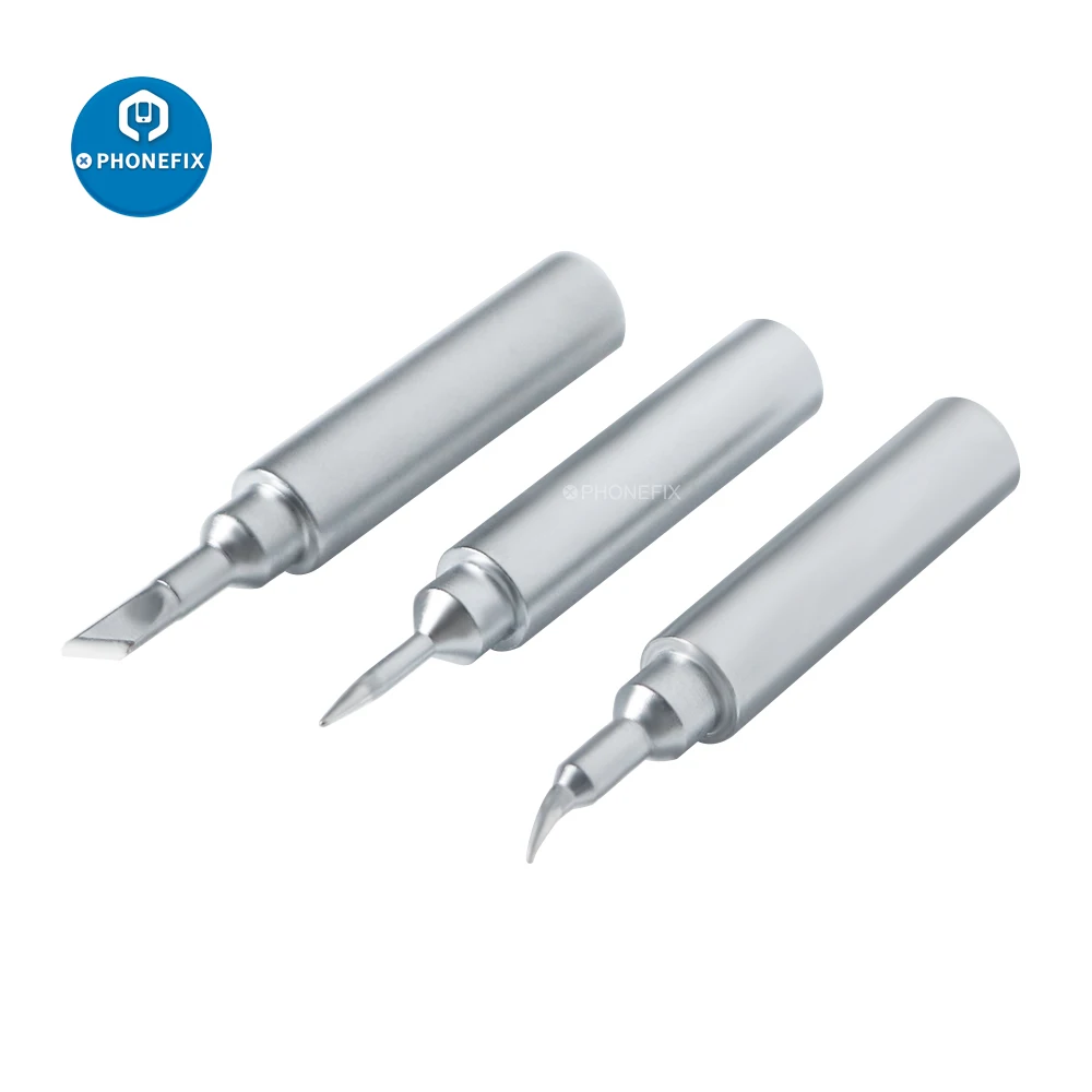 3Pcs ตะกั่วเหล็กเคล็ดลับ900M Sting เครื่องมือเชื่อมทองแดงบริสุทธิ์936 Soldering เหล็กชุดสำหรับ936 Soldering Station