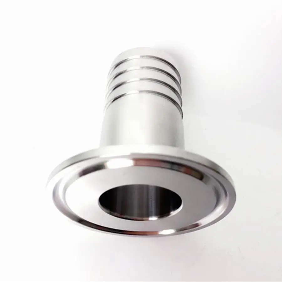 

32mm 1-1/4" Hose Barb x 1.5" Tri Clamp SUS 316L Stainless Steel Sanitary Tri-Clamp Hosetail Coupler Fitting Home Brew