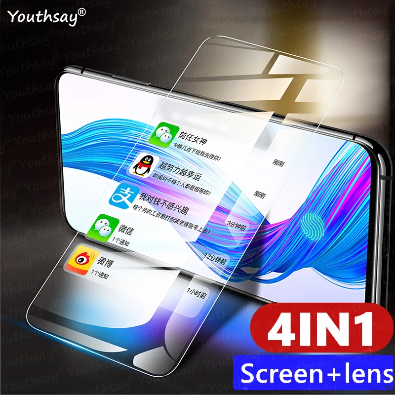 

Закаленное стекло для Realme Narzo 30, прозрачная пленка для экрана и камеры