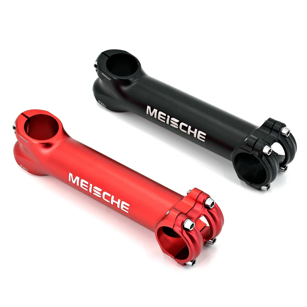 Meische MTB Road Bike Stem CNC Ultra Long 150mm Bicycle Stem 12degree 31.8mm Allu Extended Lengthen Handlebar Riser Bike Parts