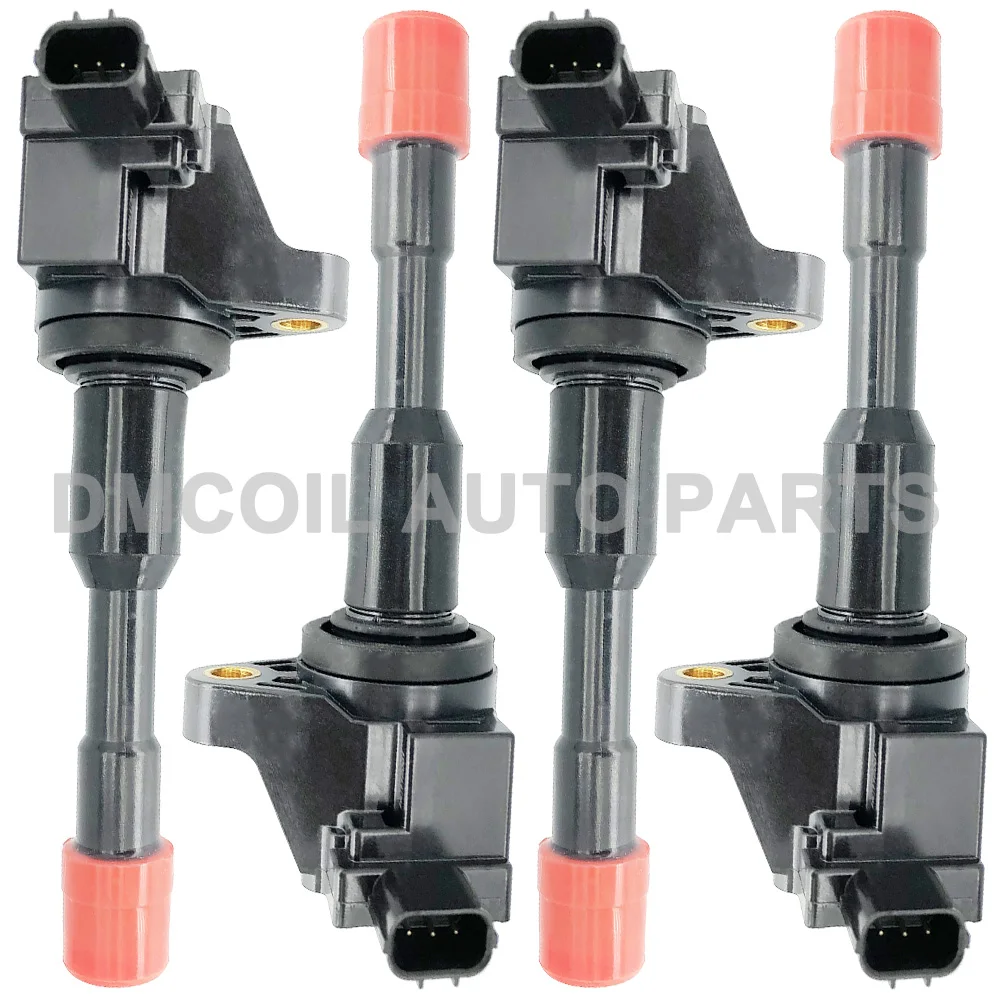 

4 PCS REAR ROW IGNITION COIL WITHOUT RESISTANCE FOR HONDA CIVIC VII VIII (01-) FIT II III (02-) JAZZ (03-) 1.3L 1.4L CM11-108