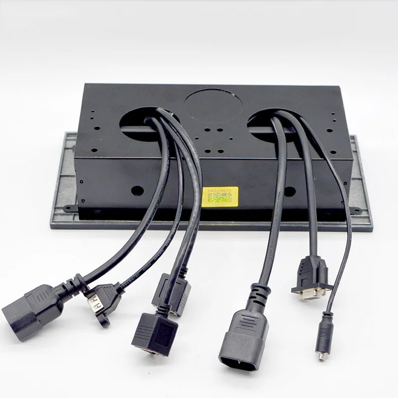 Novo k514 multimídia desktop jack com vga 3.5 áudio usb universal powerlplug caixa de conexão livre escritório conferência mesa soquete