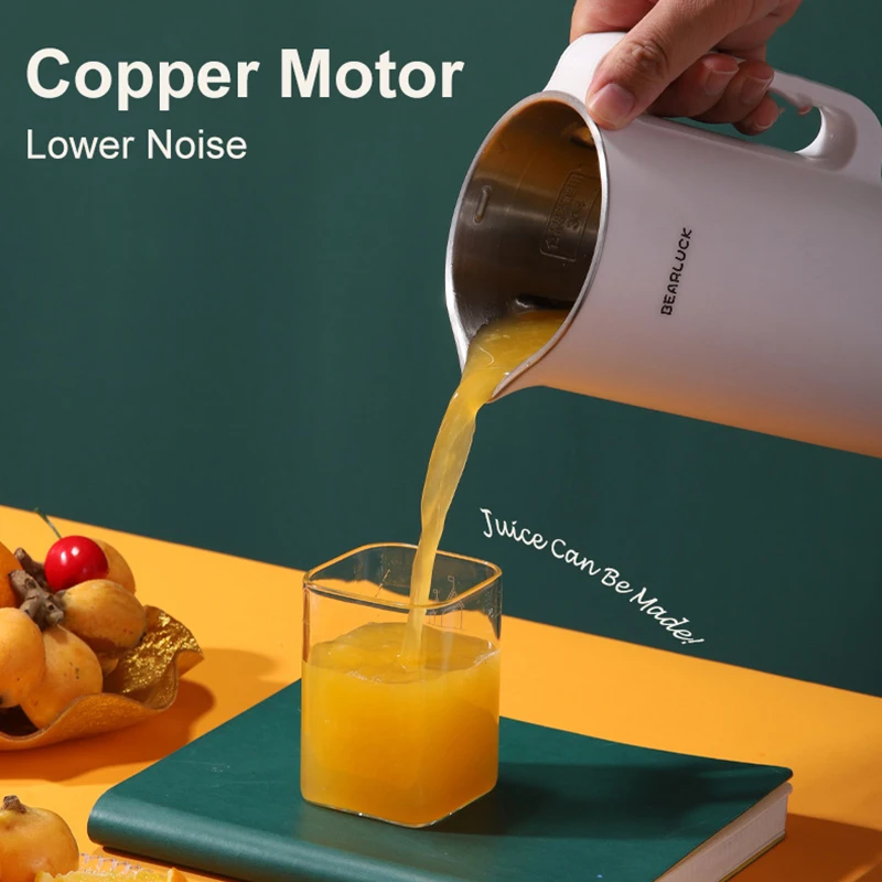 Mini macchina per il latte di soia 110V 220V filtro per latte di soia filtro riscaldamento automatico gratuito macchina per il latte vegano spremiagrumi robot da cucina per bambini