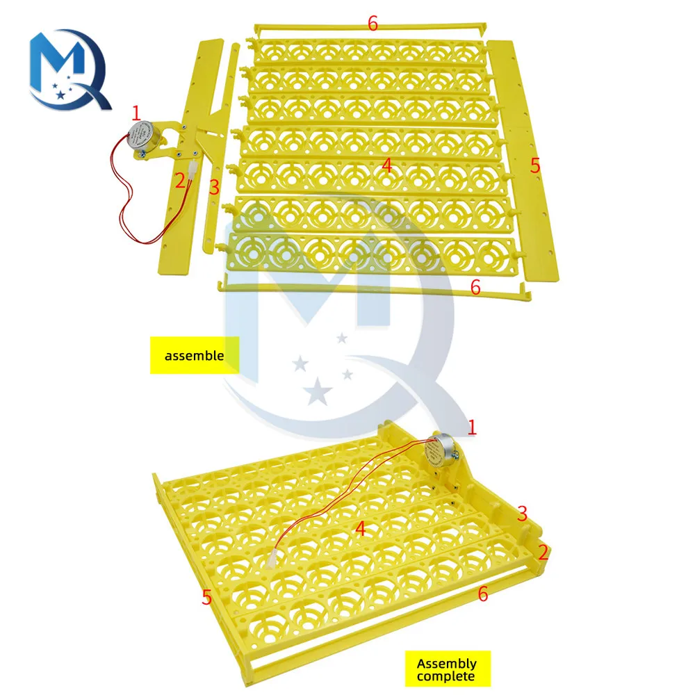 110V/220V Turning Egg Tray Kit 56 Plastic Bird Eggs Duck Chicken Eggs Hatching Machine Automatic Egg Incubator Uniform Heating