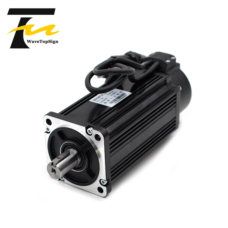 WaveTopSign Servo Motor Driver 750W AC Servo Motor 80ST-M02430+AC Servo Motor Driver 220V AASD 15A for CNC Engraver And Cutting