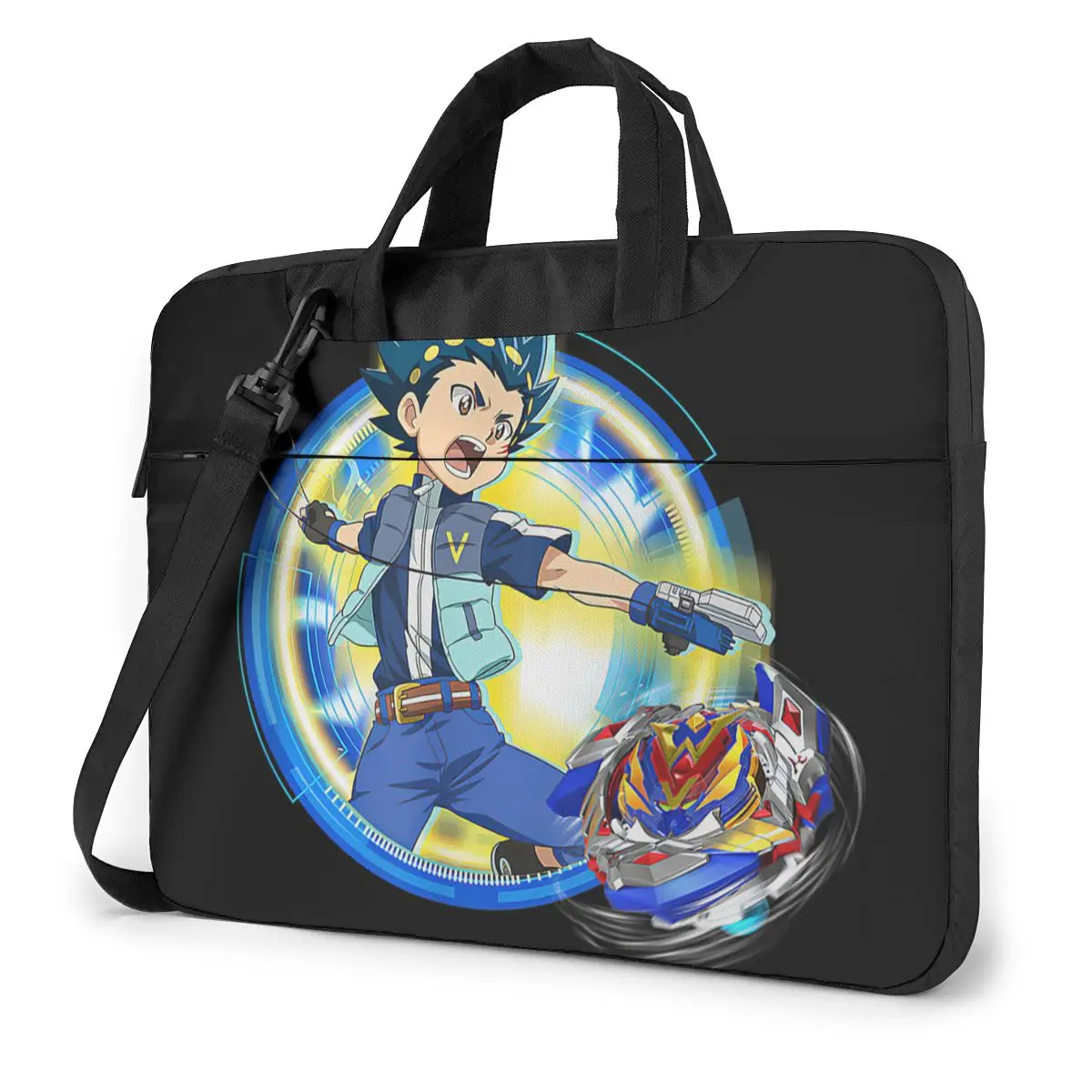 

Beyblade Burst Turbo Valt Laptop Bag Case Protective Vintage Computer Bag Bicycle Crossbody Laptop Pouch