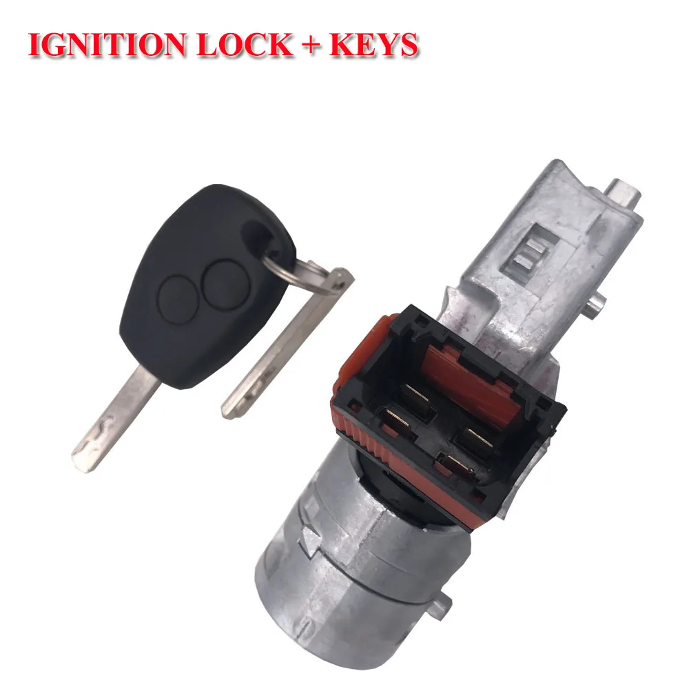 Ignition switch 4 pin For Renault Master Trafic Clio III KANGOO II FLUENCE MODUS TWINGO WIND 7701208408 8200214168 N050206