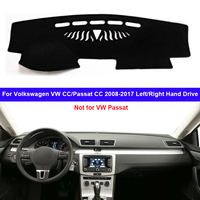 Car Dashboard Cover Dash Mat Carpet Cape For Volkswagen VW CC Passat CC 2008 - 2017 2016 2015 2014 2013 2012 2011 2010 2009