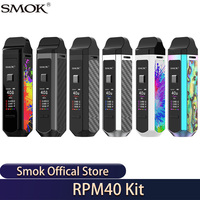 Original SMOK RPM40 Pod Kit 50W Built-in 1500mAh Battery 4.3ml Cartridge 4.5ml Nord Pod E-Cigarette Vaporizer Pod Mod Vape Kit