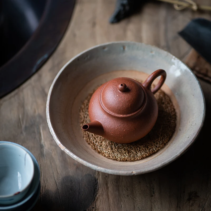 ★Yixing recommended Huang Longshan iron ore zhu mud manual guava level single kung fu tea pot of little teapot 95cc