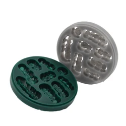 (5 Pieces) Dental Laboratory CAD / CAM Dark Green Wax Block 98mm Blue, White, Green, Gray, Matural Color